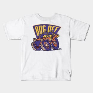 Bug off beach car Kids T-Shirt